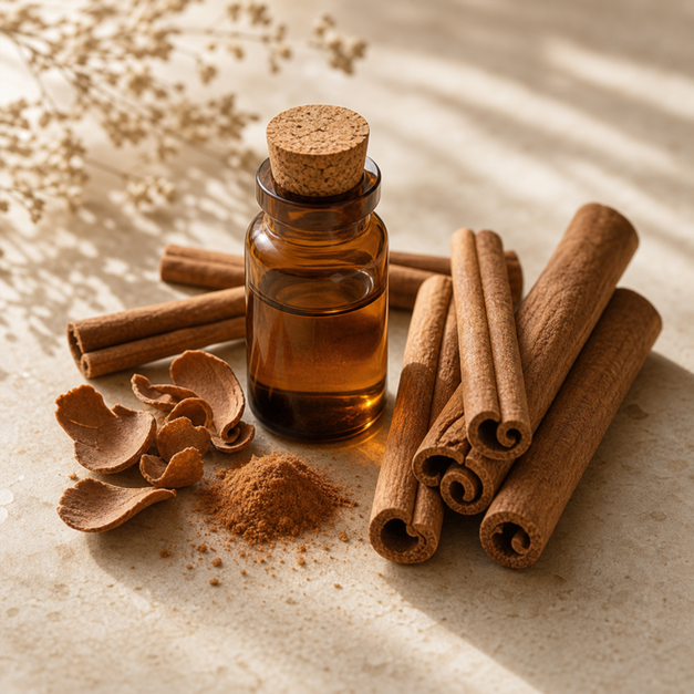 Cinnamon bark, powder, and oil